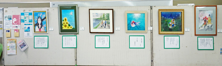 さがみ墨彩会パネル　（さがみハート巡回展）