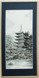 「瑠璃光寺にて」　松岡卓