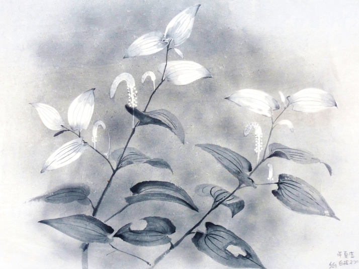 「半夏生」　F6　植木克彦