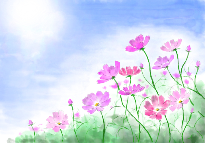 「コスモス2021」　（デジアート）　市川善朗