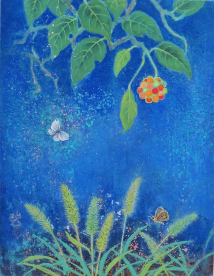 「月夜」　F6　戸田みどり