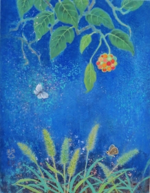 「月夜」 F6 戸田みどり 「月夜」 F6 戸田みどり