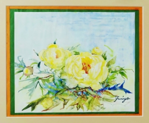 「黄牡丹」 F8 「黄牡丹」 F8