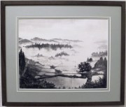 「棚田払暁」　河原公治