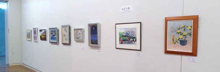 会場作品景　日本画