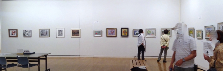 会場作品景　日本画