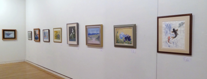 会場作品景　日本画