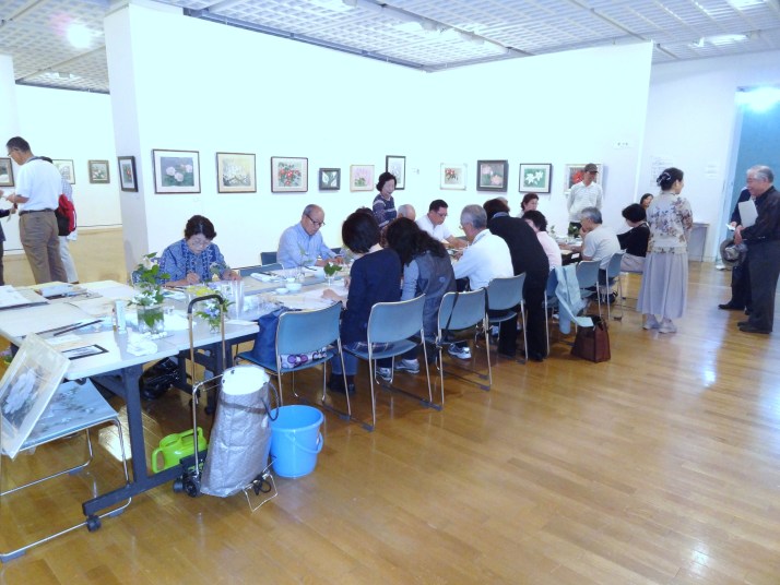 墨絵体験講習会