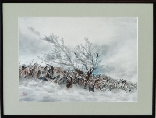 「風雪霧氷」　　Ｐ８　　河原公治