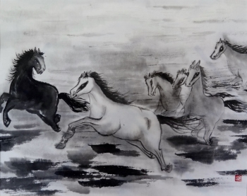 「やるしかないんだ！」　詩：capt.star scream 絵:前島悦子