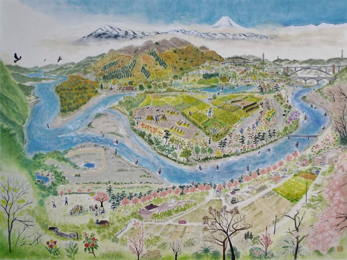 相模川自然の村詩情（メルヘン）　河原公治