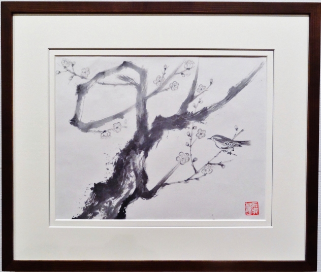 「白梅」　石坂和明