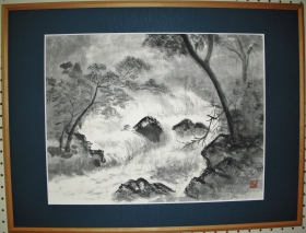 「渓流」　柴日出子