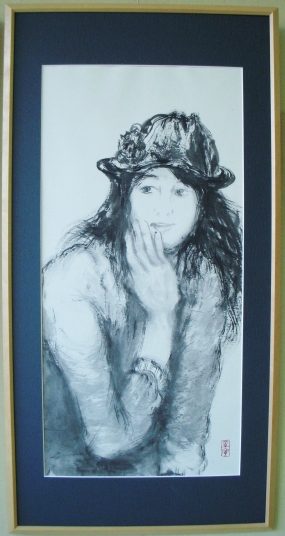 講師特別出品　「愁思」　萩原彰広先生