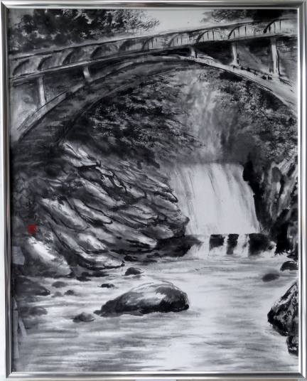 「石小屋の追憶」F30