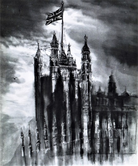 「荘厳」　F30　第30回記念現代日墨展