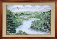 「相模川悠々」　植木克彦