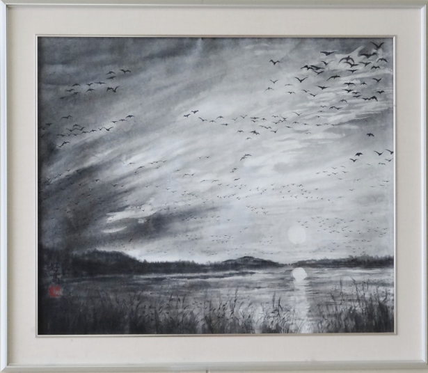 「伊豆沼の朝」　講師　松尾好高