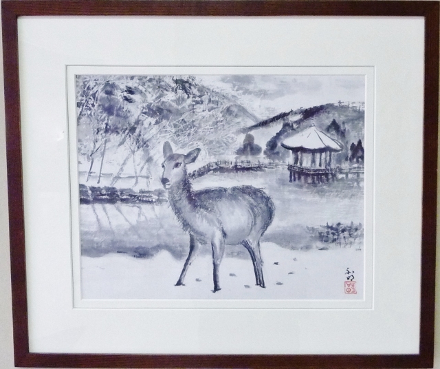 「雪の湖畔」　石坂和明