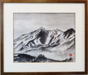 「御岳山　春」　Ｆ８　植木克彦