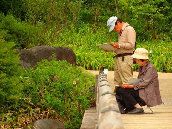 昭和記念公園スケッチ会
