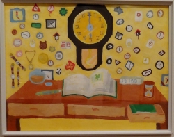 「日常」　詩：ジャイケル・マクソン　絵：大野台中学校　ＡＩ、ＹＦ、ＡＳ