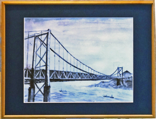 06「関門橋」F8  須永文江