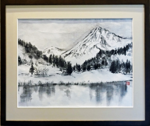 12「冬景　1」F8  近内文子