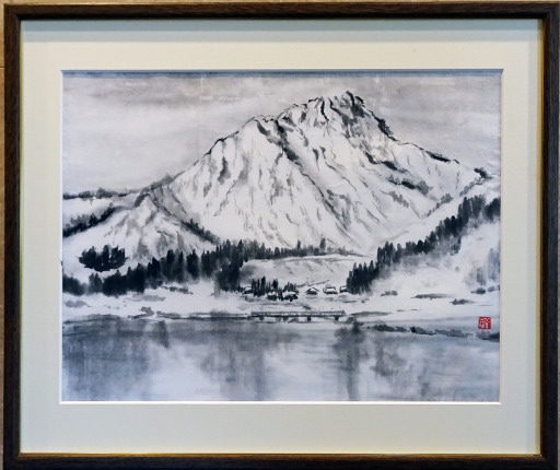 13「冬景　2」F8  近内文子