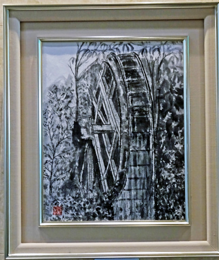 20「水車」F6　石坂和明