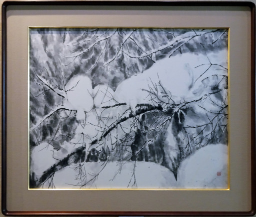 24「森に憩うひと時」F25　河原公治