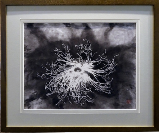 26「カラスウリの花」F6　河原公治