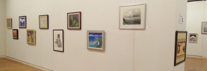 会場作品景　日本画