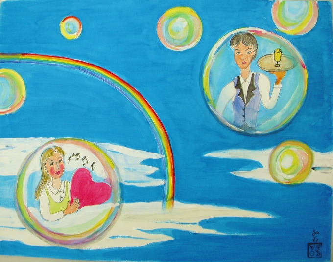 「Ｃｒａｚｙ For You」　詩：Ｅｍｉｃｋ　絵：石坂和明