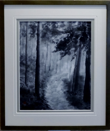 「古道」　F8　　前島悦子