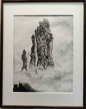 「深山」　F6　　齋藤義保