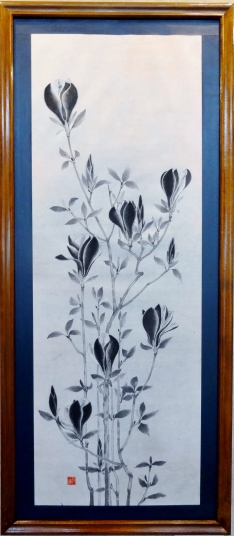 「倣い御舟」　半切2/3　植木克彦