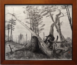 「森の墓場」　F12　河原公治