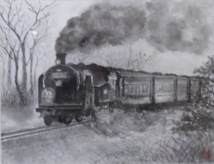 「汽車Ⅱ」　須永文江