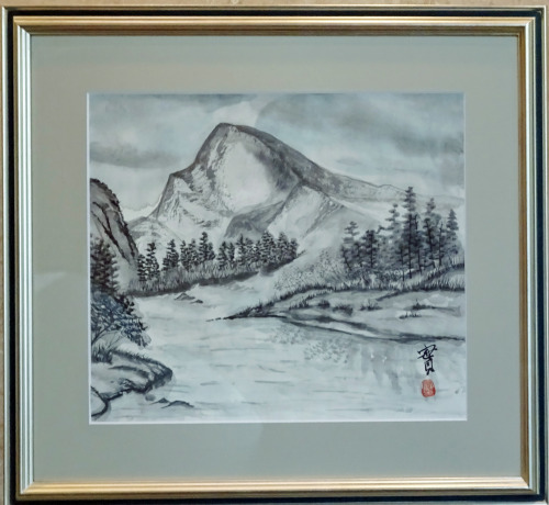 「滝渓」　Ｆ６　三浦實