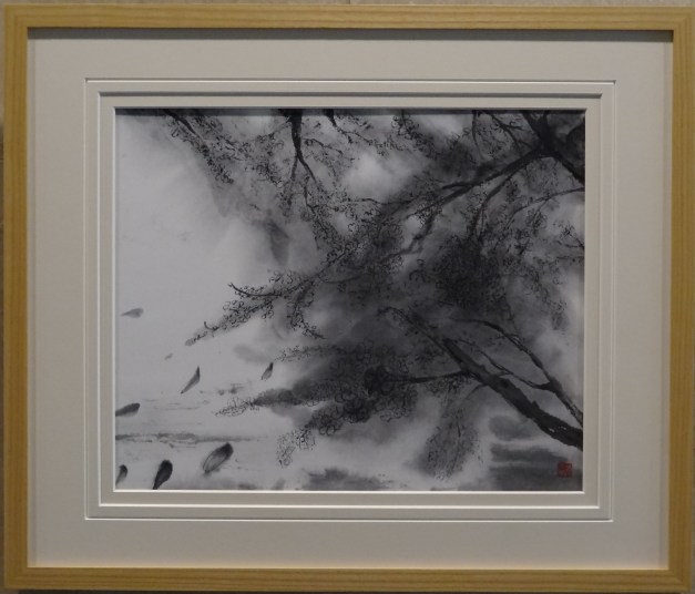 「桜舞う」　前島悦子