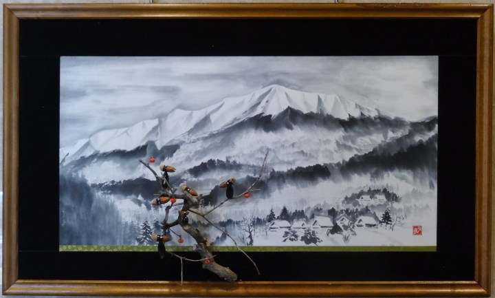 「山里の冬」　植木克彦