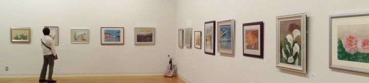 会場作品景　日本画