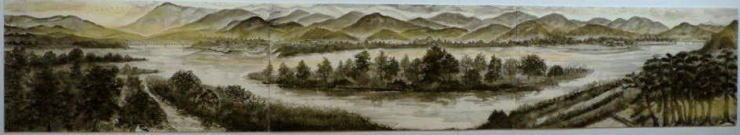 「相模川自然の村絵巻」ジクレー版