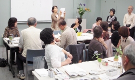 水墨画体験講習会　講師　戸田みどり先生