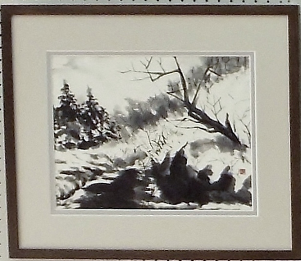 「春を待つ」　前島悦子　F8