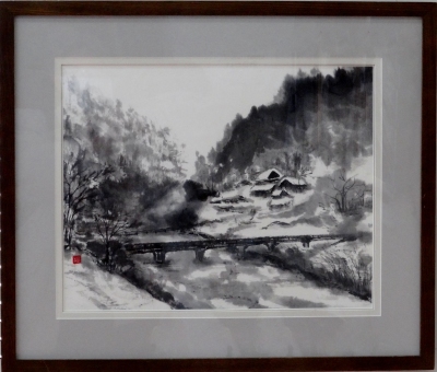 「里山」F8　前島悦子